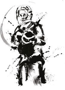 Combattant de Nippon Kempo en Corse