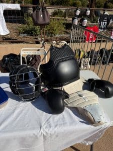Equipement de Nippon Kempo présenté à la journée des associations d'Ajaccio